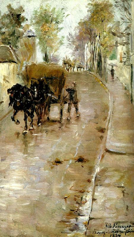 Nils Kreuger grand rue, bourg-la-reine Spain oil painting art